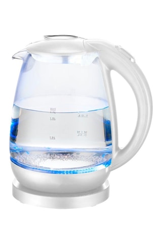 Hervidor inalámbrico de cristal  - 1,7 l - Blanco