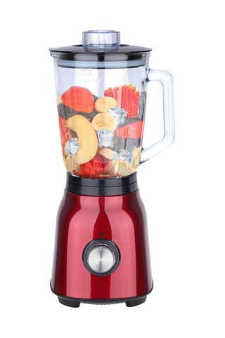 Batidora de vaso - 1,5 l - Negro y rojo