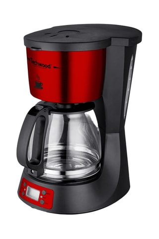 Cafetera de acero inoxidable - 1,5 l - 1000 W - Negro