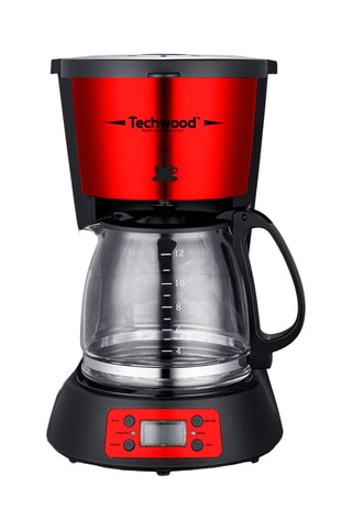 Cafetera de acero inoxidable - 1,5 l - 1000 W - Negro