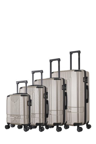 Set de 4 valises London - 47/57/67/76 cm - Beige