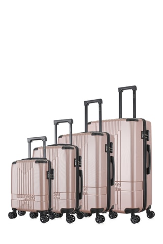 Set de 4 valises London - 47/57/67/76 cm - Rose