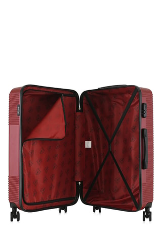 Set de 4 valises Liverpool - 47/57/67/76 cm - Bordeaux