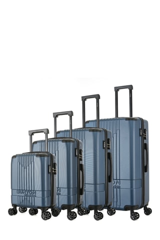 Set de 4 valises London - 47/57/67/76 cm - Bleu
