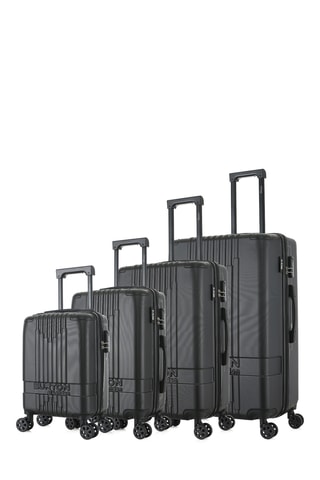 Set de 4 valises London - 47/57/67/76 cm - Noir