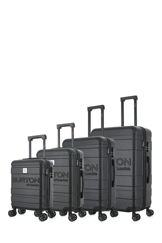 Set de 4 valises Cambridge - 47/57/67/76 cm - Noir