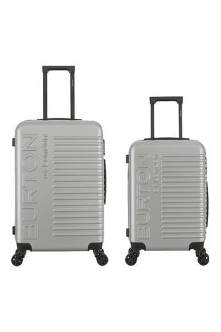 Valise cabine et valise semaine Oxord (S/M) - 57/67 cm - Argenté