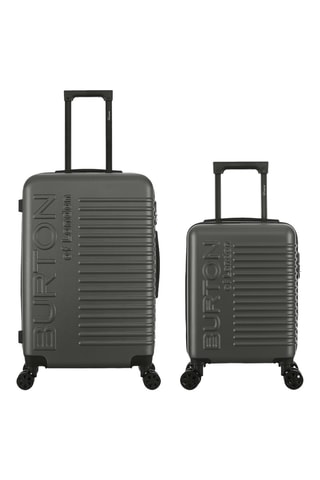 Valise cabine low-cost et valise semaine Oxford - 47/67 cm - Gris foncé