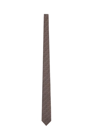 Corbata de seda - Marrón