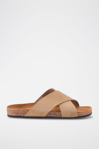 Sandalias de nobuk - Marrón