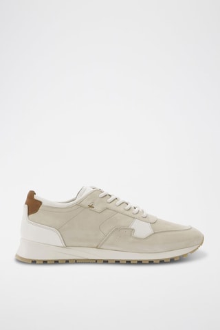 Zapatillas de piel - Beige