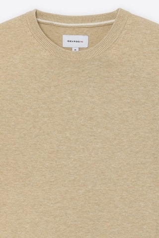 Jersey de algodón orgánico - Beige jaspeado