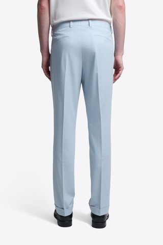 Pantalón slim fit - Celeste