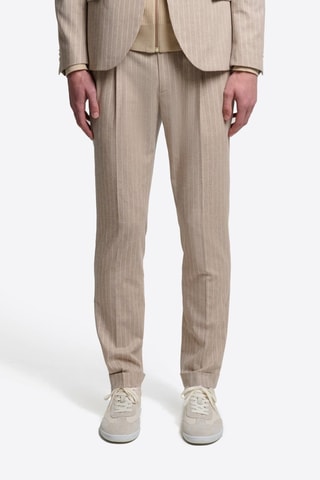 Pantalón slim fit - Beige