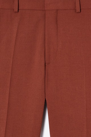Pantalón slim fit - Rojo teja