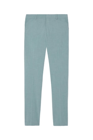 Pantalón slim fit - Azul verdoso