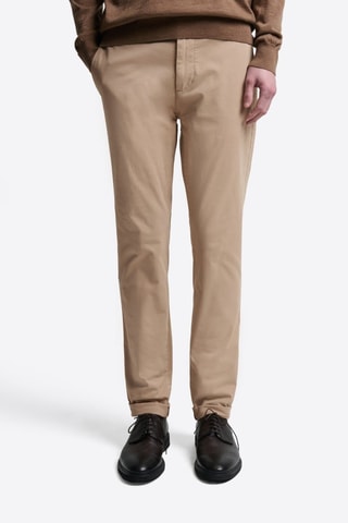 Pantalón slim fit - Beige
