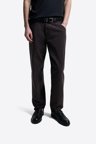 Pantalón recto - Marrón