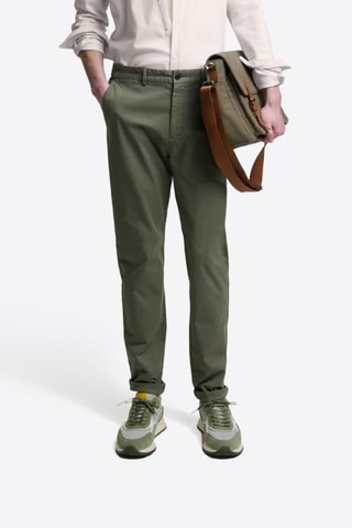 Pantalón chino slim fit - Caqui