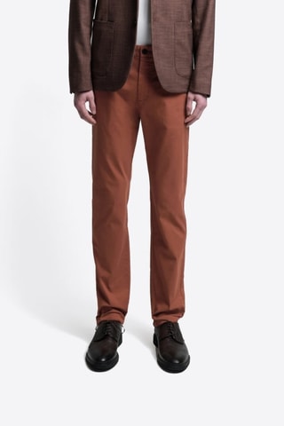 Pantalón chino slim fit - Naranja