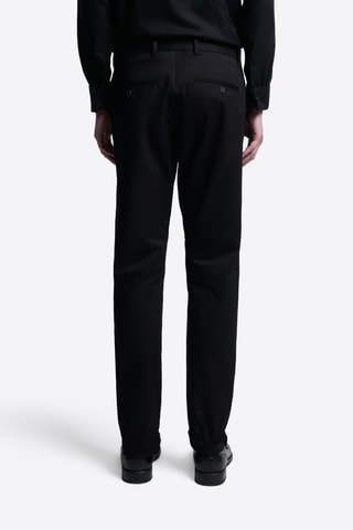 Pantalón slim fit de algodón orgánico - Negro