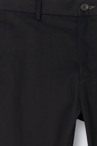 Pantalón slim fit de algodón orgánico - Negro