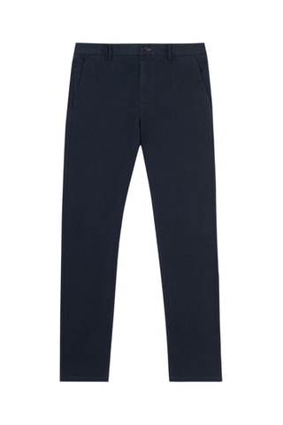 Pantalón chino slim fit de algodón orgánico - Azul marino