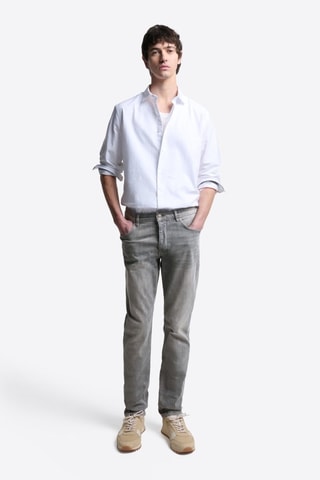 Vaquero slim fit - Gris claro