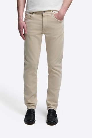 Vaquero regular fit - Beige claro