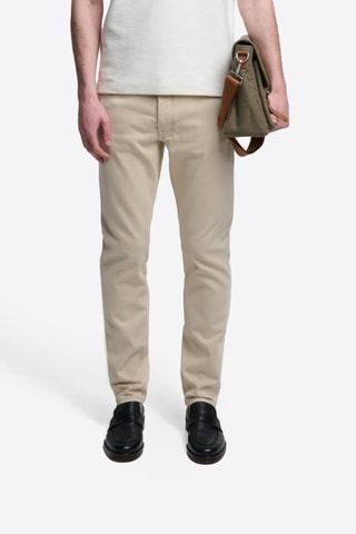 Vaquero regular fit - Beige claro