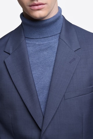 Chaqueta de lana - Azul marino