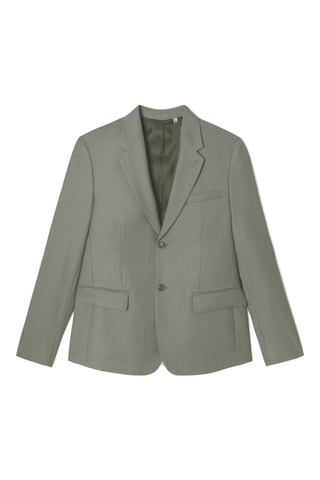 Chaqueta de lana - Verde almendra