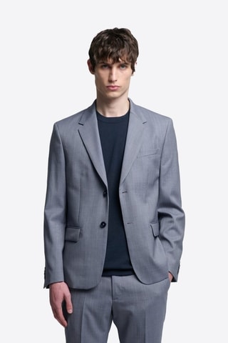 Chaqueta de traje de lana - Azul