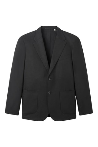 Chaqueta de traje de lino - Negro