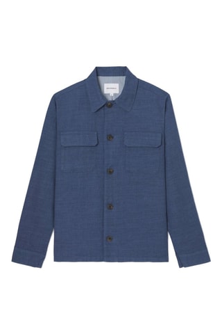 Chaqueta de lino - Azul marino jaspeado