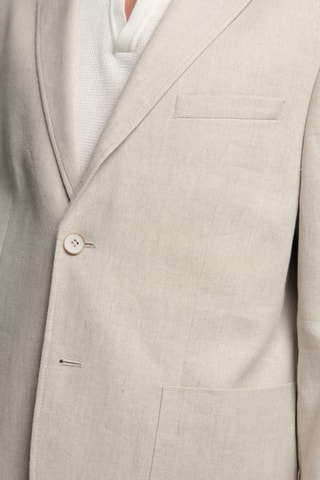 Chaqueta de lino - Beige