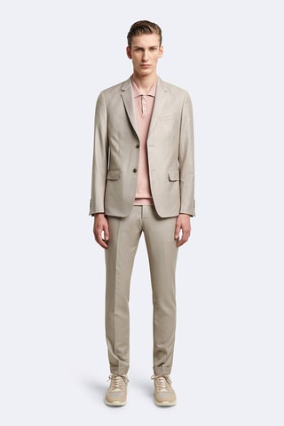 Chaqueta de traje de lana - Beige