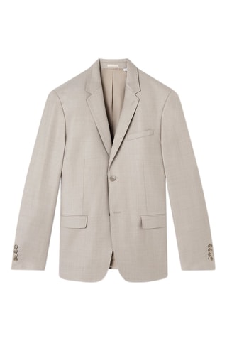 Chaqueta de traje de lana - Beige