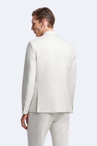 Chaqueta de traje slim fit - Blanco