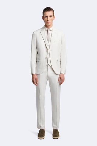Chaqueta de traje slim fit - Blanco