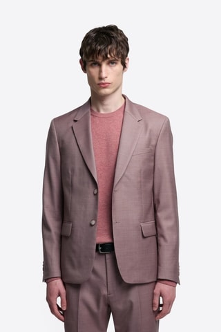 Chaqueta de traje de lana - Rosa viejo