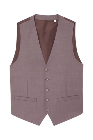 Chaleco de traje de lana - Rosa viejo
