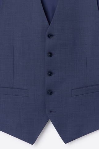 Chaleco de traje de lana - Azul noche