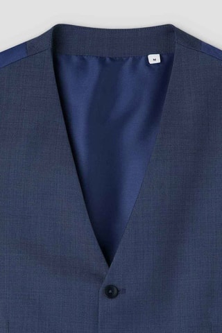 Chaleco de traje de lana - Azul noche