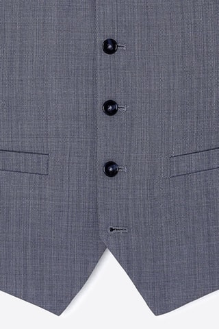 Chaleco de traje de lana - Azul marino