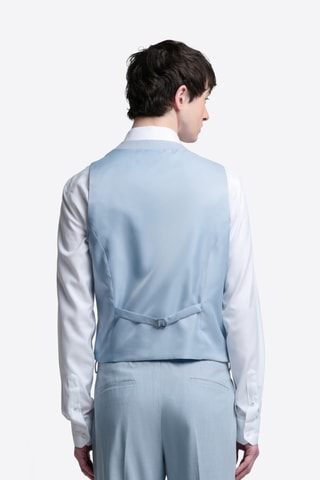 Chaleco de traje - Celeste