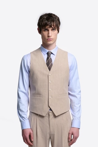 Chaleco de traje - Marrón