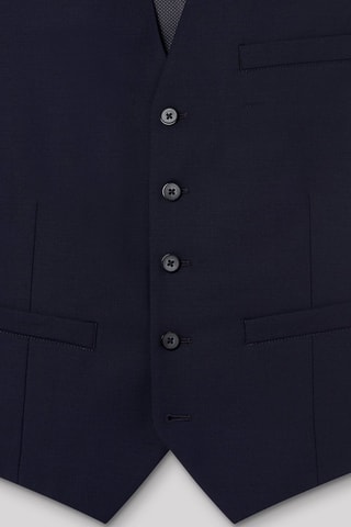 Chaleco de traje de lana - Azul marino