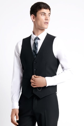 Chaleco de traje - Negro