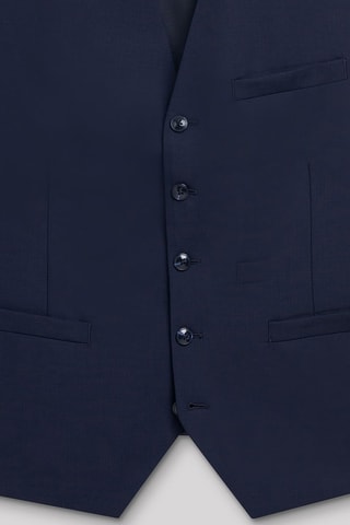 Chaleco de traje de lana - Azul marino